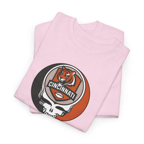 Grateful Dead - Cincinnati Bengals Stealie Unisex T-Shirt - NFL - StealieShop
